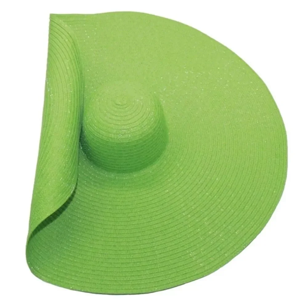 Oversize floppy Straw Hat in 8 colors